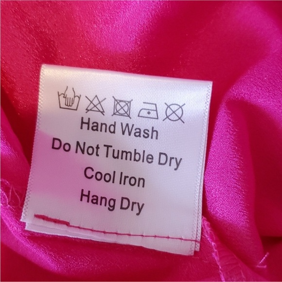 NWT o.p.t. Elegant One Shoulder Pink Dress - Picture 7 of 7